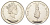 Гибралтар 1 крона 1997 Кролик Питер KM 525 медно-никель BU 1524-1934