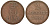 Ганновер 2 пфеннига 1846 A, Эрнст Август (1837-1851) KM 174.1, AKS 122, J. 55 медь 75-1833