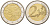 ФИНЛЯНДИЯ 2 ЕВРО 2007 90 ЛЕТ НЕЗАВИСИМОСТИ KM 135 биметалл UNC 26-352