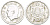 Монако 1 франк 1943 Луи II (1922-1949) KM 120 алюминий 4513-922
