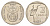ЮАР 2 ранда 2003 KM 335 медь плакированная никелем UNC 4597-516