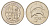 Исландия 5 крон 1992 дельфины KM 28 медно-никель UNC 4118-1021