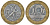 Франция 10 франков 1990 тип Гений Бастилии KM 964.1, Le Frank 375.5 биметалл 45-813