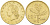 Италия 20 лир 1988 R, дубовая ветвь KM 97.2 алюминиевая бронза  UNC   4511-952