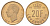 Люксембург 20 франков 1995 Великий герцог Жан (1964-2000), тираж 10.000 экземпляров KM 67 алюминиевая бронза BU 4178-745