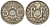 Франция 5 сантимов 1934 KM 875 медно-никель 4596-622