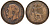 Великобритания 1 пенни 1921 Георг V (1910-1936) KM 810, Spink 4051 бронза 4123-1144