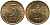 Болгария 5 стотинок 2000 KM 239 латунь UNC 181-416