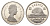 Канада 5 центов 1987 Елизавета II (1952-2022), бобр KM 60.2a никель PROOF 413-3412
