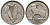 Ирландия 3 пенса 1934 заяц KM 4 никель 441-524