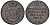 Вальдек 3 пфеннига 1819 FW, Георг II (1813-1845) KM 96a медь    1531-1315