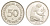 Германия 50 пфеннигов 1993 A KM 109 медно-никель UNC 4627-1219