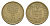 Монако 20 франков 1950 Ренье III (1949-2005) KM 131 алюминиевая бронза 4681-345