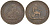 Испания 5 сентимо 1870 ОМ, лев со щитом KM 662 бронза 92-1016