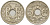 ФРАНЦИЯ 5 САНТИМОВ 1927 KM 875 медно-никель 3309-1037