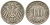 Германия 10 пфенингов 1897 A, Вильгельм II (1888-1918) KM 12 медно-никель 4529-512