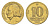 Бразилия 10 сентаво 1948 Жозе Бонифасиу де Андрада и Силва KM 561 алюминиевая бронза 4644-431