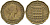 Великобритания 3 пенса 1959 Елизавета II (1952-2022) KM 900, Spink 4153 никель латунь 4146-344