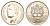 Марокко 5 дирхамов 1965 год-тип Y 57 серебро UNC 5010-1025