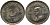 Пакистан 10 рупий 2008 Беназир Бхутто KM 69 медно-никель UNC 4565-643