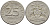Тринидад и Тобаго 25 центов 1966 герб KM 4 медно-никель 4396-647