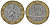 Франция 10 франков 1991 тип гений Бастилии KM 964.1, Le Frank 375.6 биметалл 4128-522