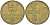 Словакия 10 крон 1993 KM 11.1 латунь 183-1254