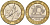 Франция 10 франков 1988 тип Гений Бастилии KM 964.1, Le Frank 375.2 биметалл 4589-714