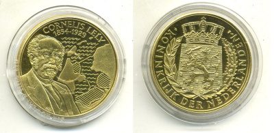 НИДЕРЛАНДЫ МЕДАЛЬ КОРНЕЛИУС ЛЕЛИ (1854-1929) UNC 06-130-31