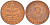 ФРГ 2 пфеннига 1979 D KM 106а, J. 381а сталь плакированная медью 55-1226