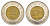 Канада 2 доллара 1996 Елизавета II (1952-2022), полярный медведь KM 270 биметалл UNC 4637-1016