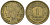Франция 1 франк 1937 KM 885, Le Franc 219/8 медь алюминий 4584-1132