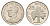 Гамбия 25 бутутов 1971 год-тип KM 11 медно-никель UNC 4666-453