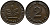 ФРГ 2 пфеннига 1965 G KM 106, J.381 бронза 99-139