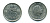 НИДЕРЛАНДЫ 25 ЦЕНТОВ 1956 ЮЛИАНА KM 183 никель 54-1142