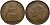 Великобритания 1 пенни 1945 Георг VI (1936-1952) KM 845, Spink 4114 бронза 4607-713