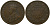 Индия 1/4 анны 1917 Георг V (1910-1936) KM 512 бронза 4571-437