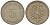 Германия 5 пфеннигов 1888 D, старогербовка KM 3, J. 3 медно-никель 413-5224