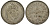 Франция 5 франков 1844 W, Луи Филипп I (1830-1848) KM 749.13 серебро    1530-1014