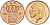БЕЛЬГИЯ 50 САНТИМОВ 1994 BELGIE, БОДУЭН I (1951-1993) KM 149.1 бронза 214-663