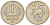 Швеция 25 эре 1943 G, Густав V (1907-1950) KM 816 серебро 116-1132