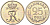 Дания 25 эре 1961 C. S, Фредерик IX (1947-1972) КМ 850 медно-никель    4177-256