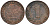 ФРГ 1 ПФЕННИГ 1950 F KM 105, J.380 сталь плакированная медью 75-413