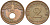 ГЕРМАНИЯ 2 РЕЙХСПФЕННИГА 1939 A KM 90, J. 362 бронза 261-942