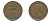 Великобритания 1 пенни 1945 Георг VI (1936-1952) KM 845, Spink 4114 бронза 89-221