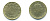 Италия 200 лир 1979 R, шестерня KM 105 алюминиевая бронза 3999-1255