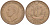 Великобритания 1/2 пенни 1944 Георг VI (1936-1952) KM 844, Spink 4115 бронза 213-913
