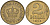 Югославия 2 динара 1938 Петар II, малая корона KM 21 алюминиевая бронза aUNC 4589-322