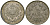 ГЕРМАНИЯ 1/2 МАРКИ 1918 E J. 16, KM 17 серебро UNC 65-256