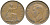 Великобритания 1 пенни 1944 Георг VI (1936-1952) KM 845, Spink 4114 бронза 32-521
